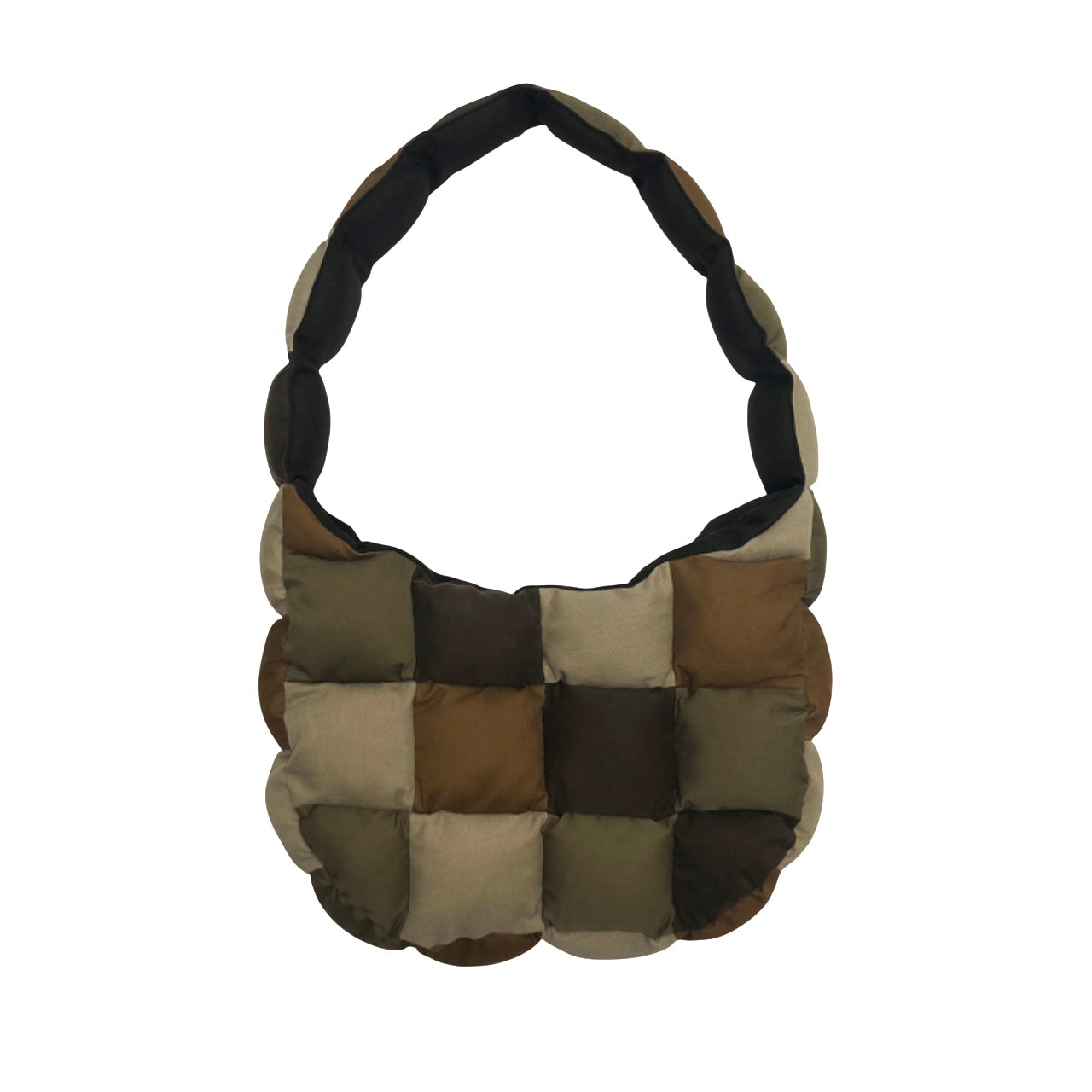 Sac crossbody en patchwork rembourré