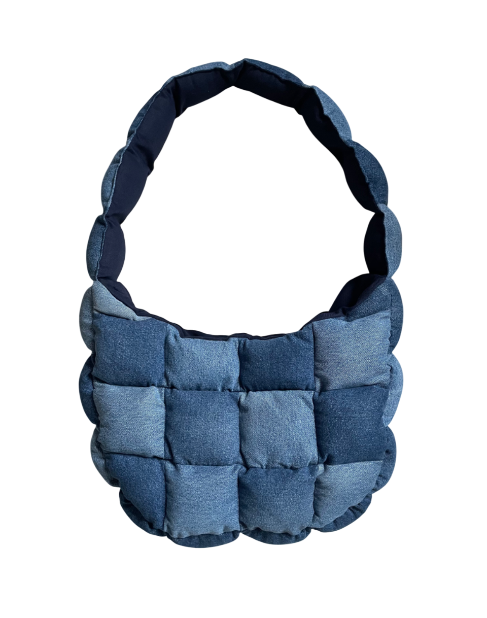 Sac crossbody en patchwork rembourré