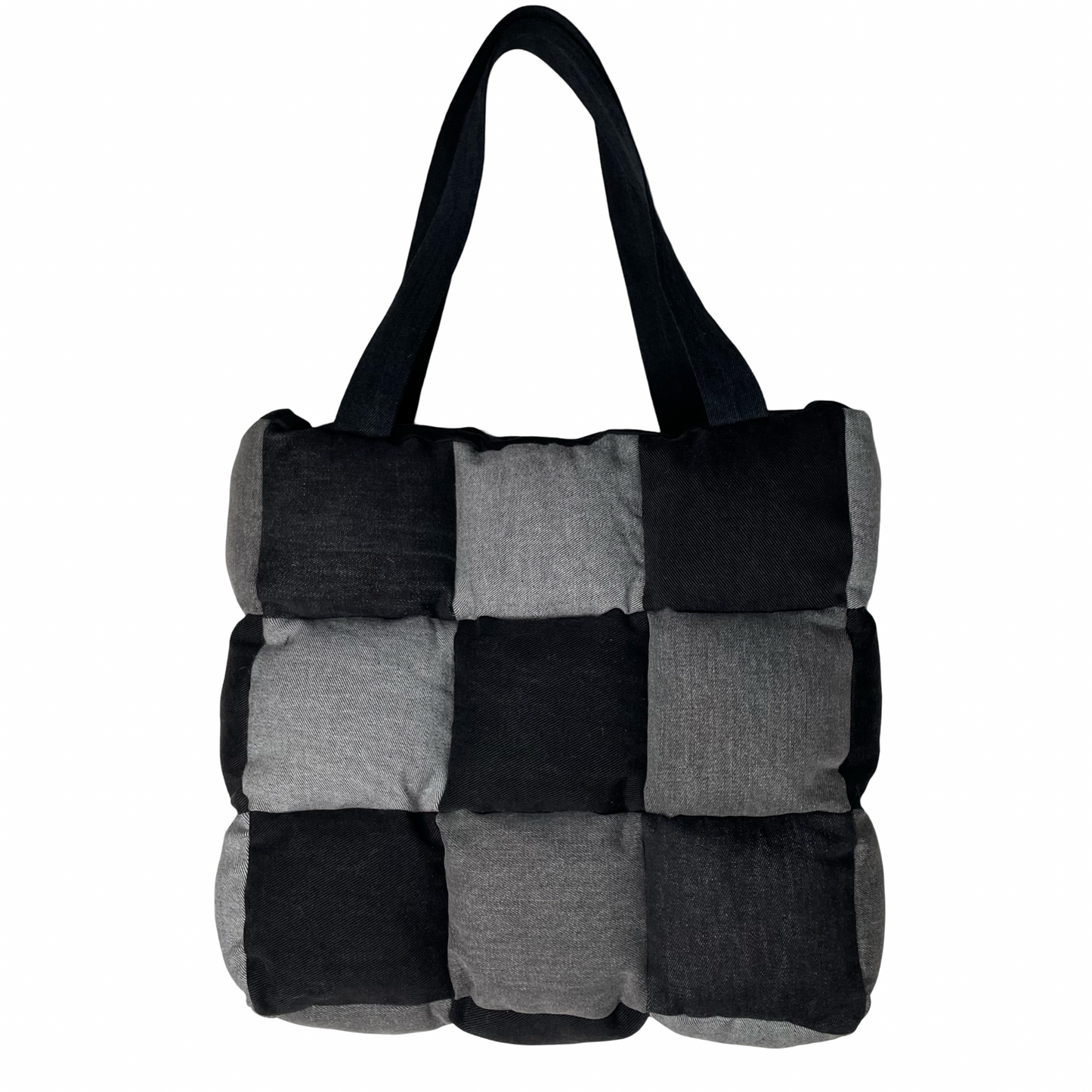 Sac d'épaule en patchwork rembourré