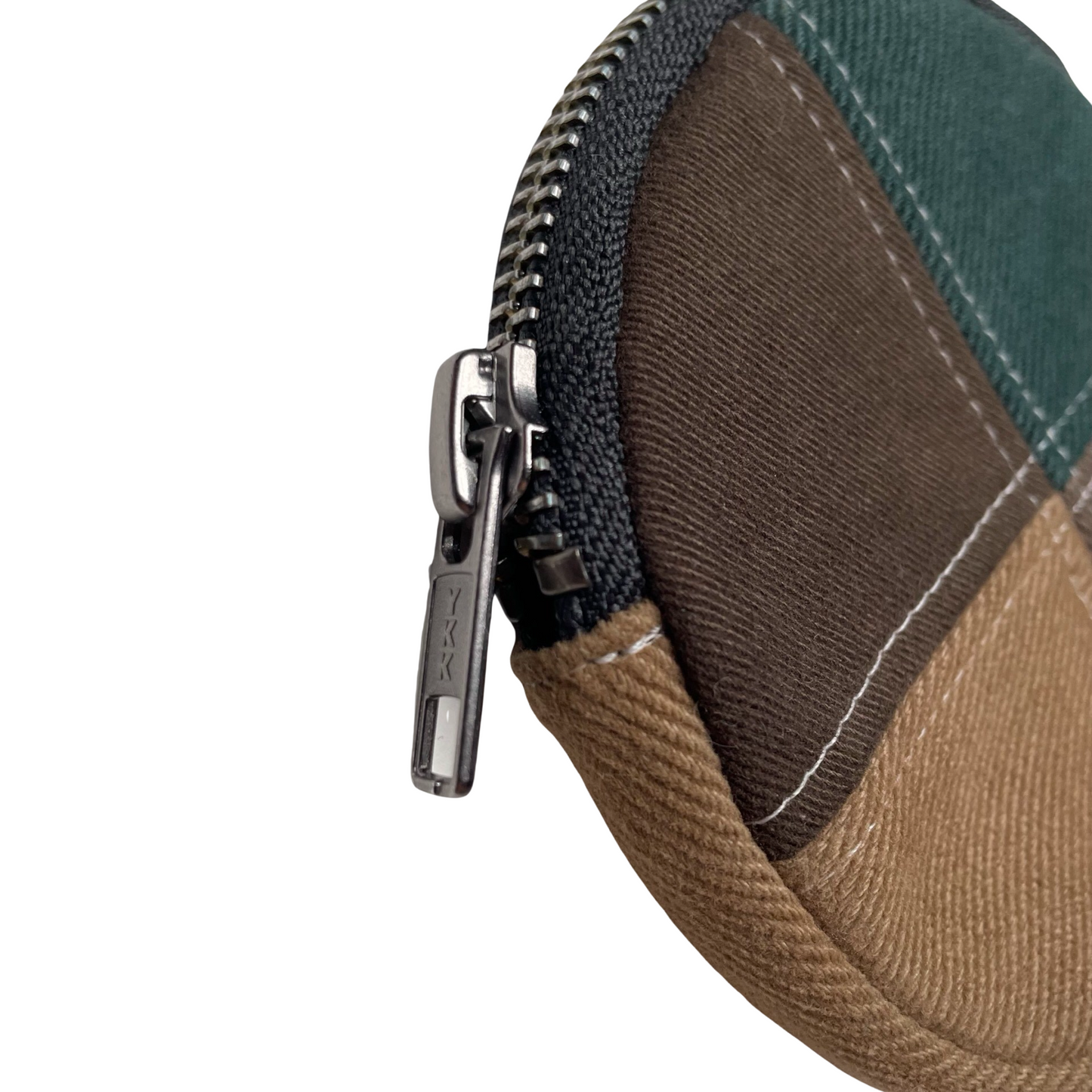 Porte-monnaie rond en patchwork