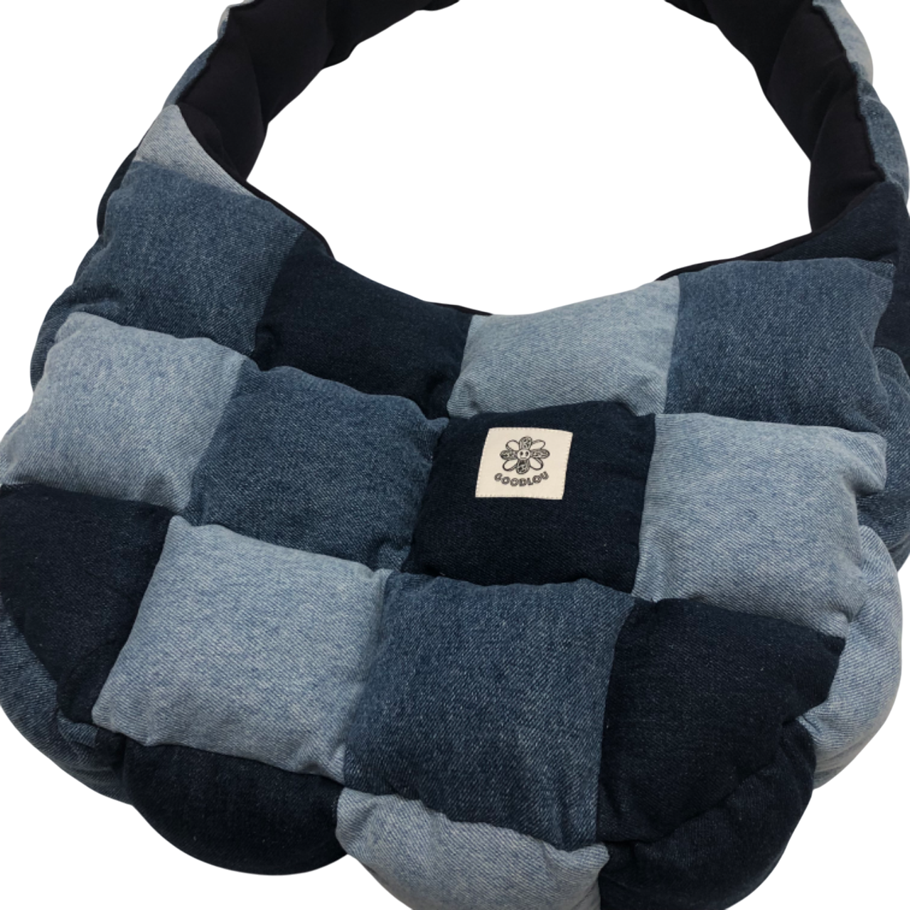 Sac crossbody en patchwork rembourré