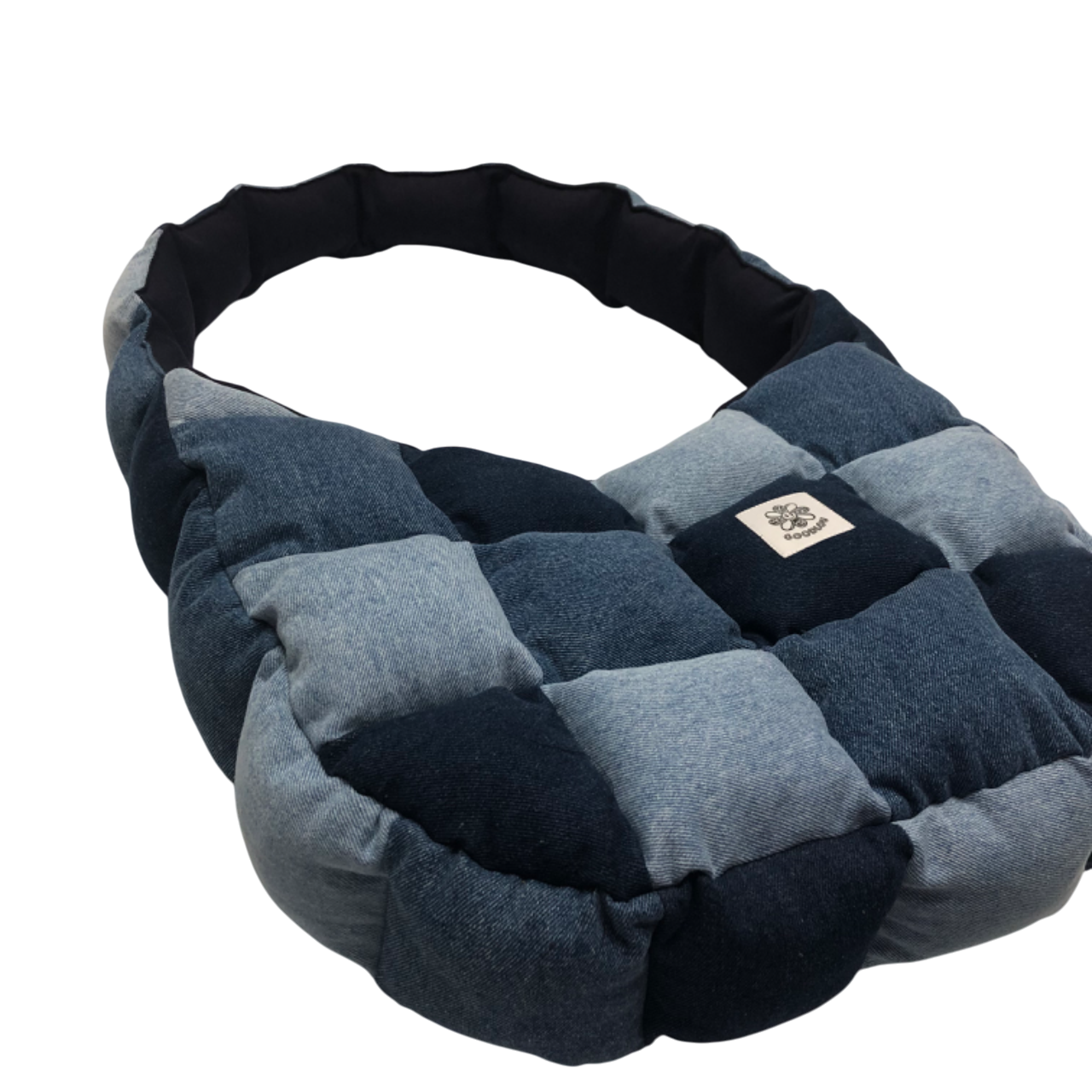 Sac crossbody en patchwork rembourré