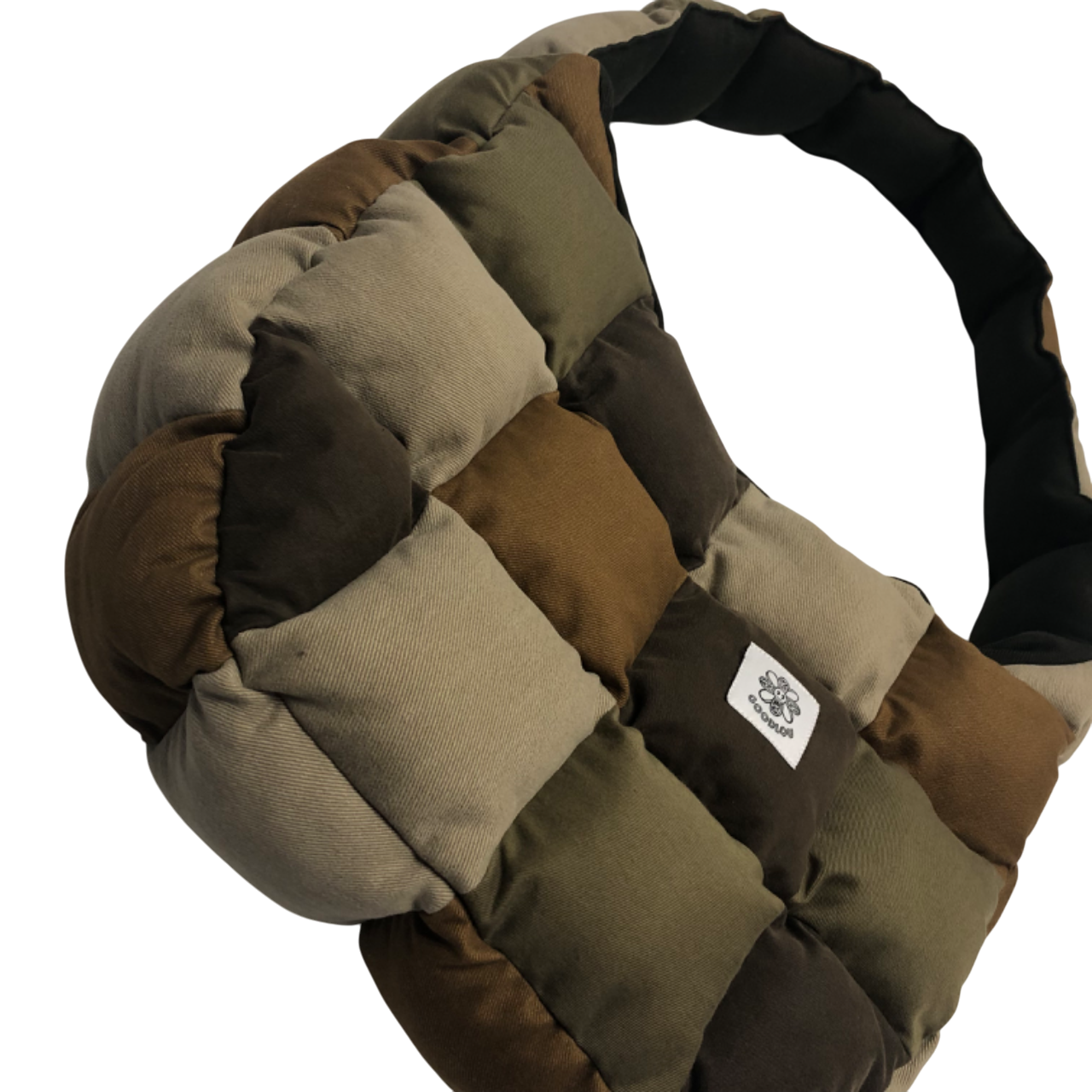 Sac crossbody en patchwork rembourré