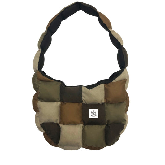 Sac crossbody en patchwork rembourré