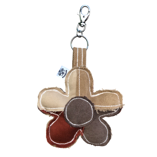 Porte-clé fleur
