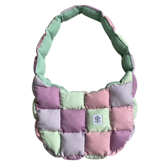 Sac crossbody en patchwork rembourré