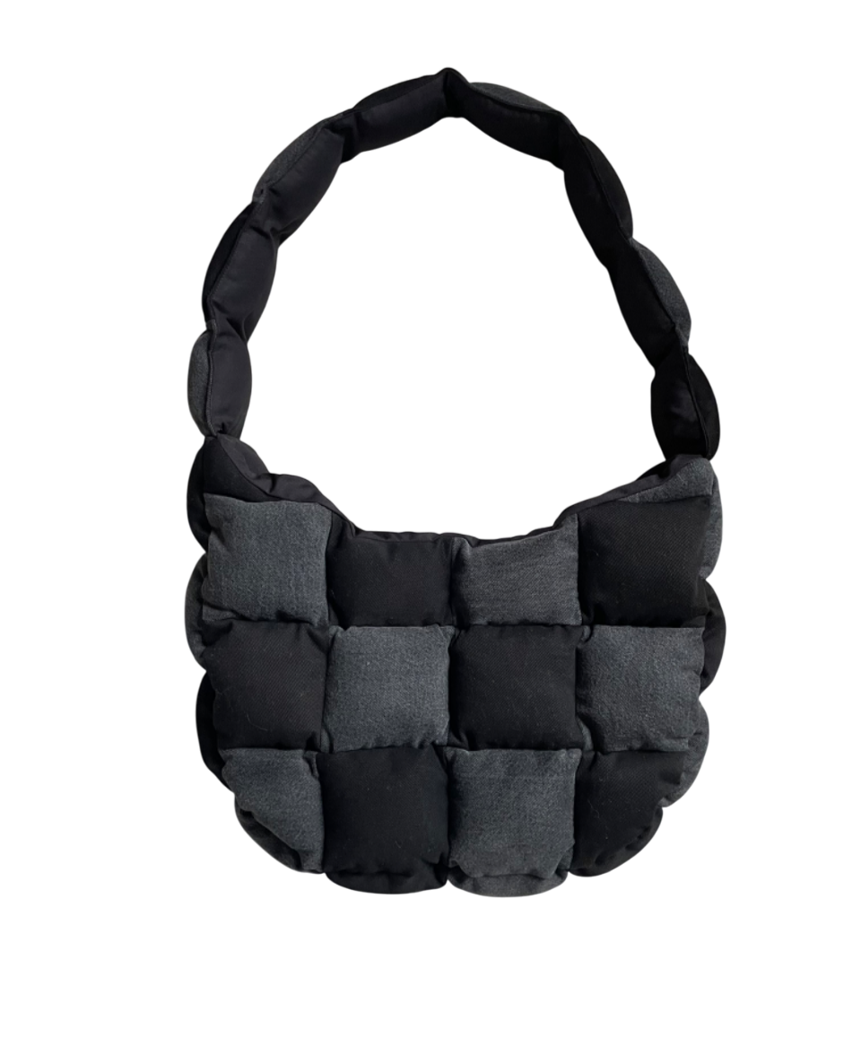 Sac crossbody en patchwork rembourré