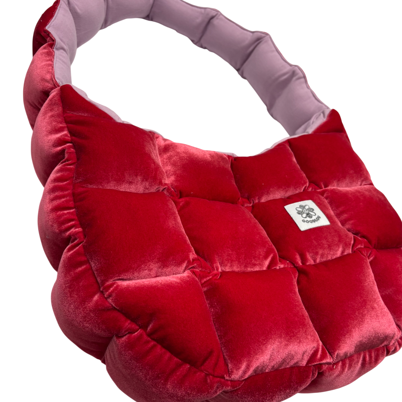 Sac crossbody en patchwork rembourré