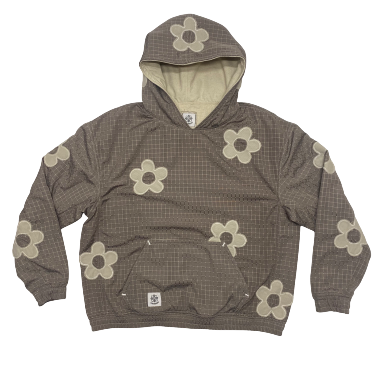 Pull à capuche fleur