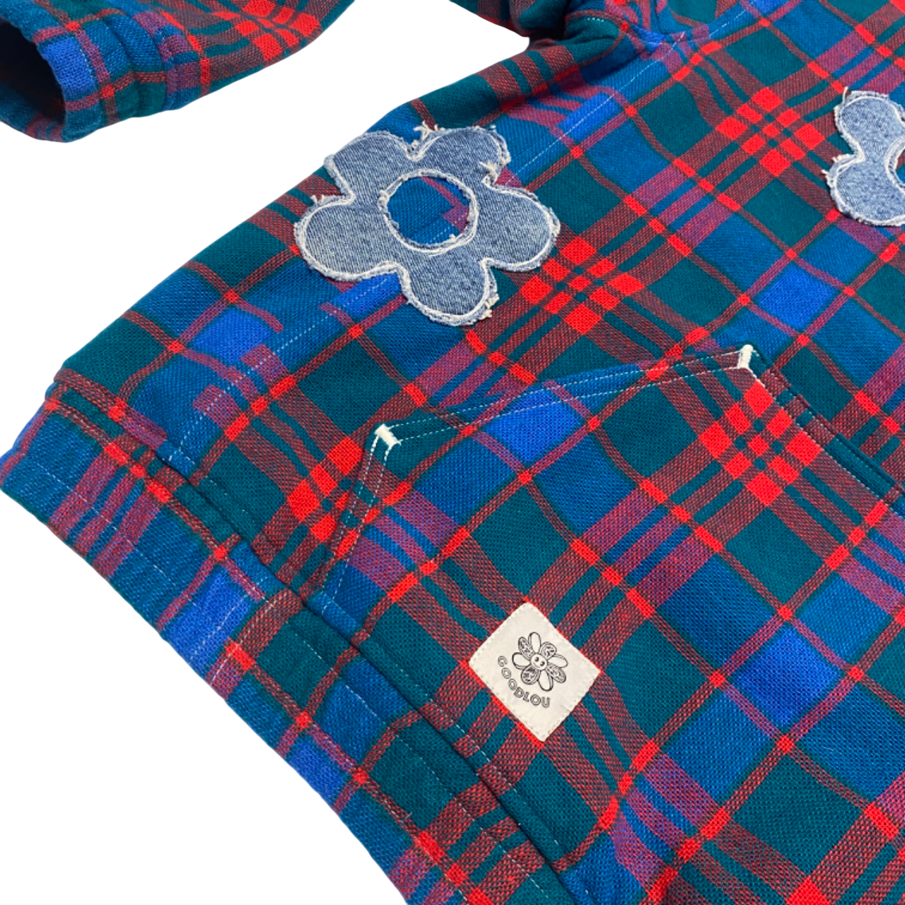 Pull à capuche fleur