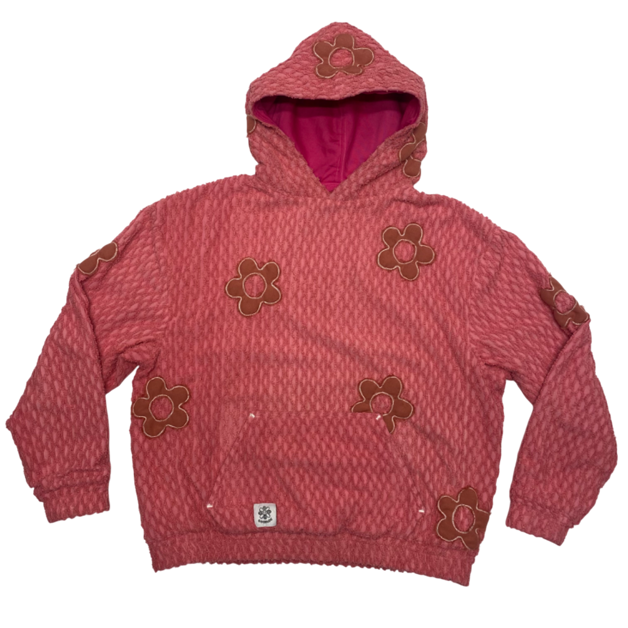 Pull à capuche fleur