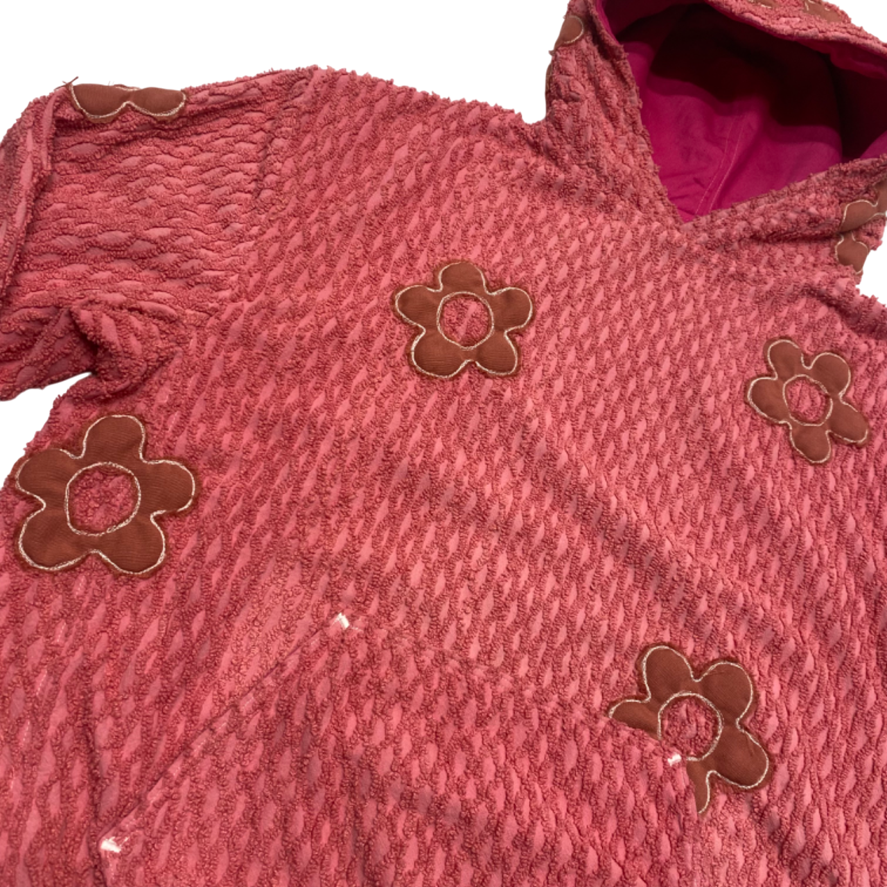 Pull à capuche fleur