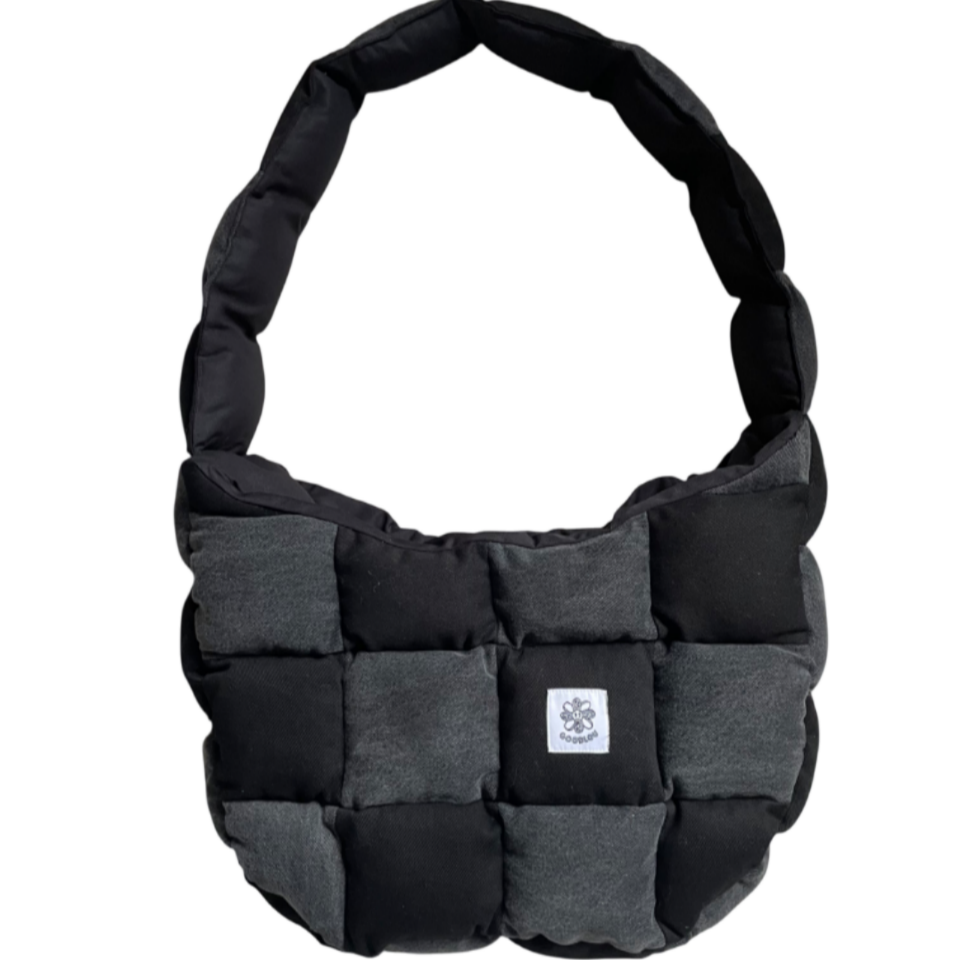 Sac crossbody en patchwork rembourré