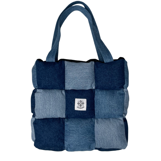 Sac d'épaule en patchwork rembourré