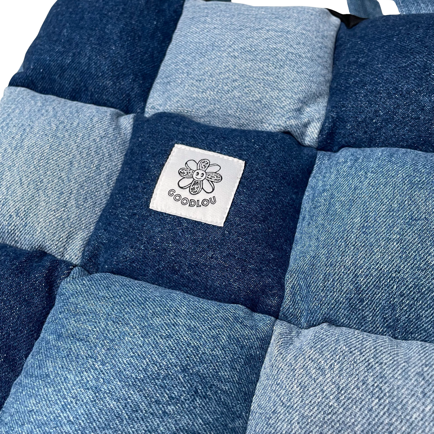 Sac d'épaule en patchwork rembourré