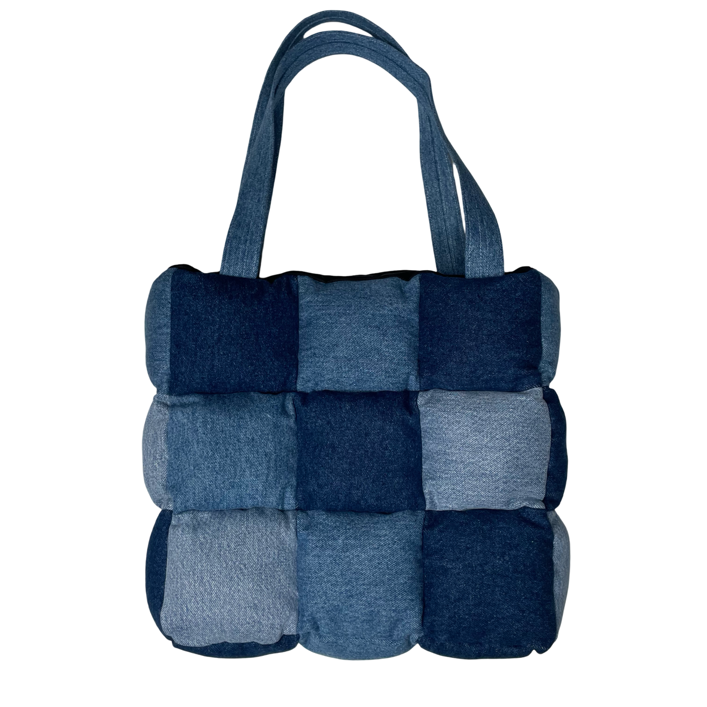 Sac d'épaule en patchwork rembourré