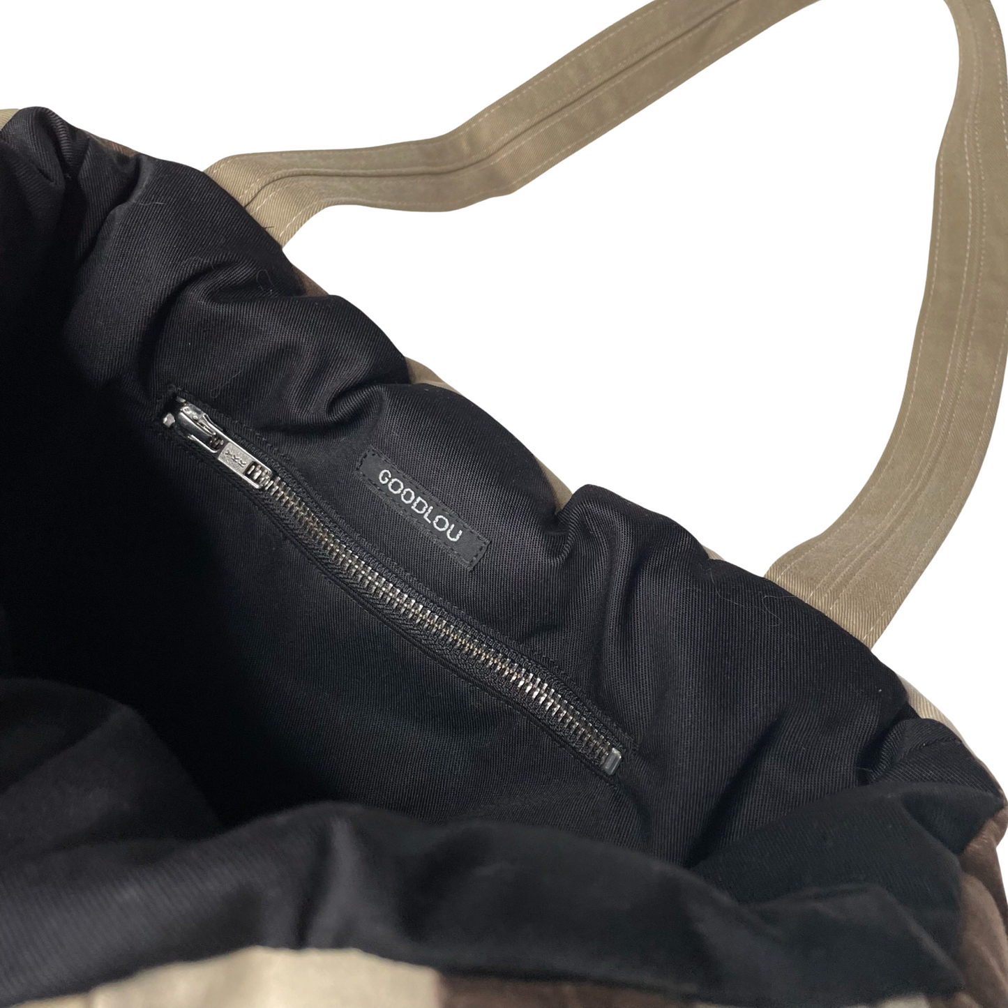 Sac d'épaule en patchwork rembourré