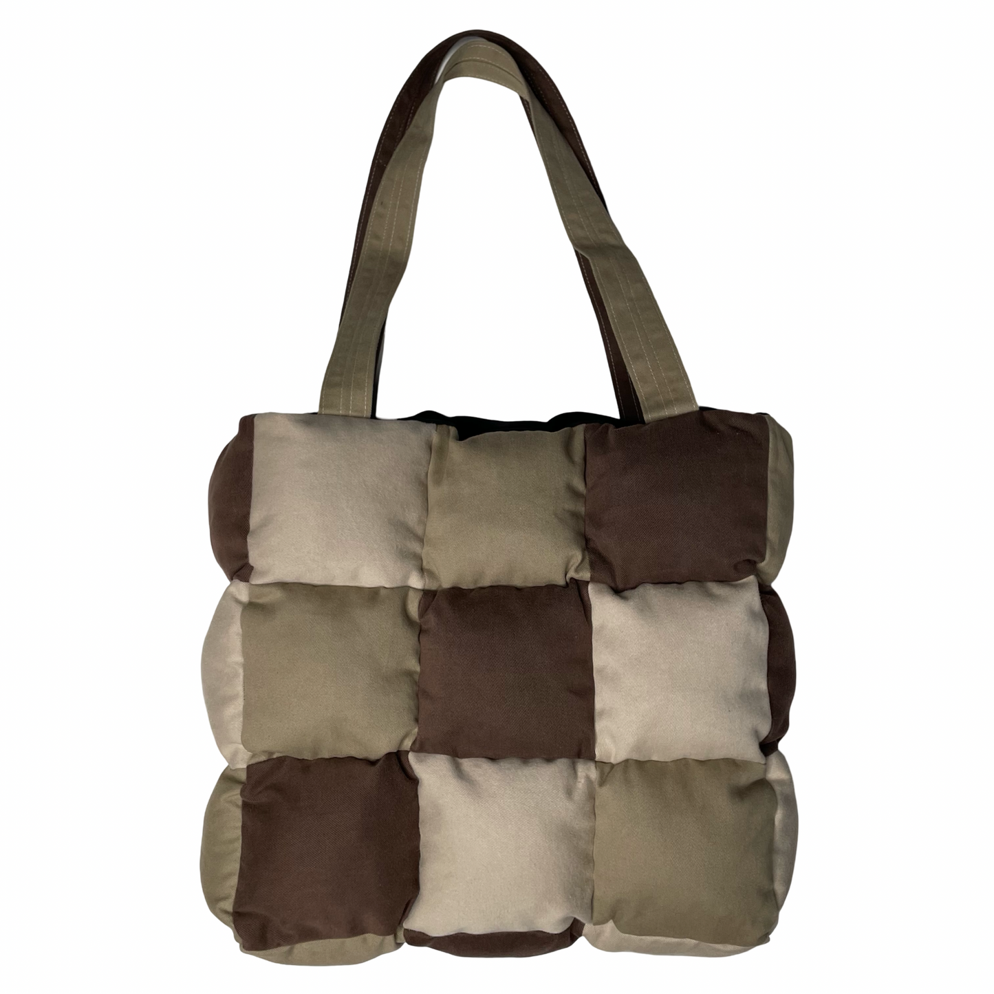 Sac d'épaule en patchwork rembourré