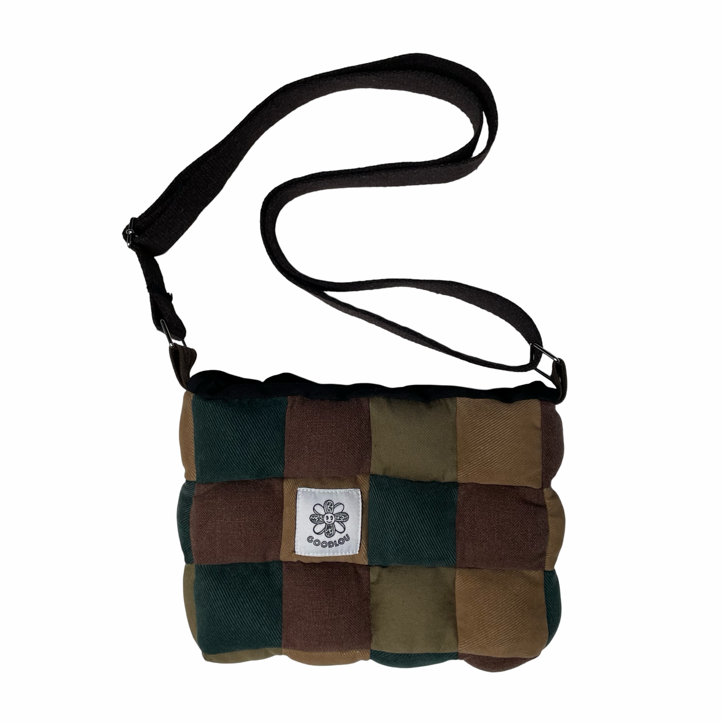 Sacoche en patchwork rembourré