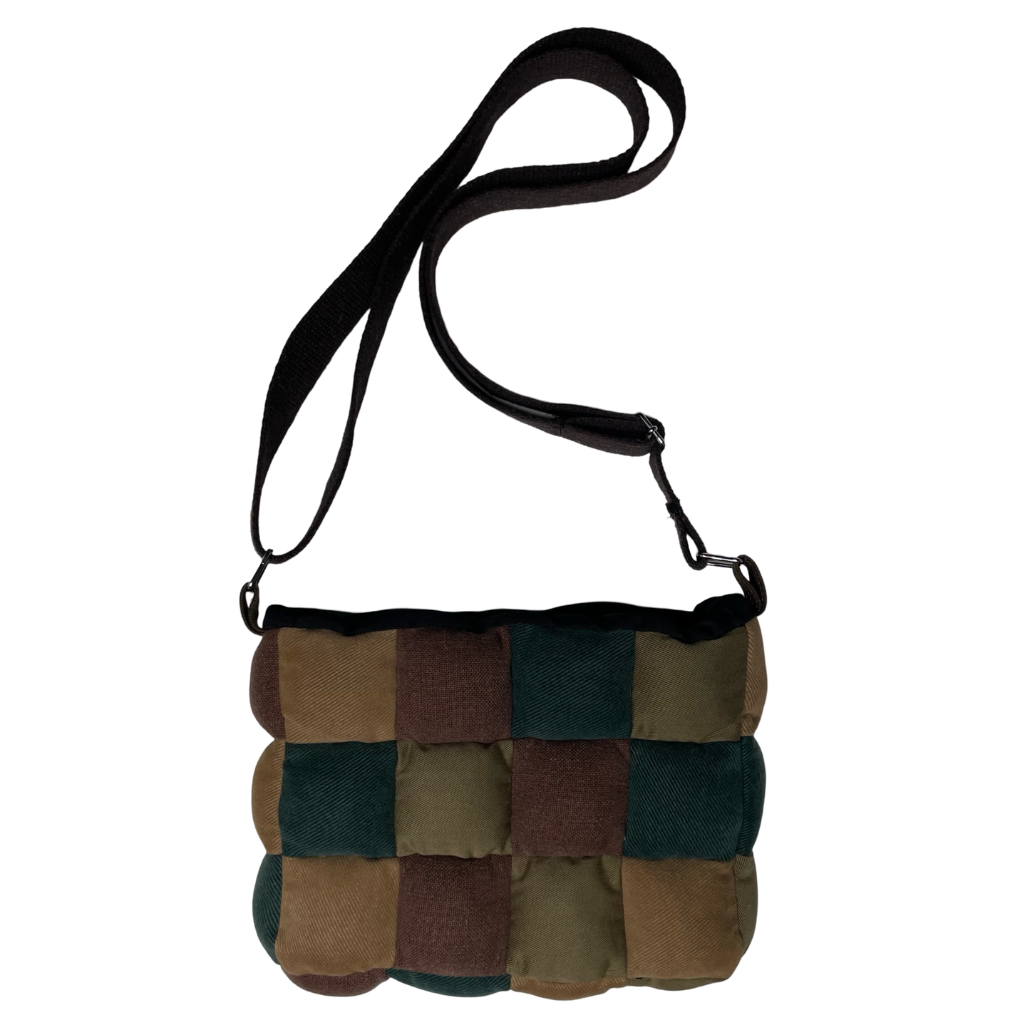 Sacoche en patchwork rembourré