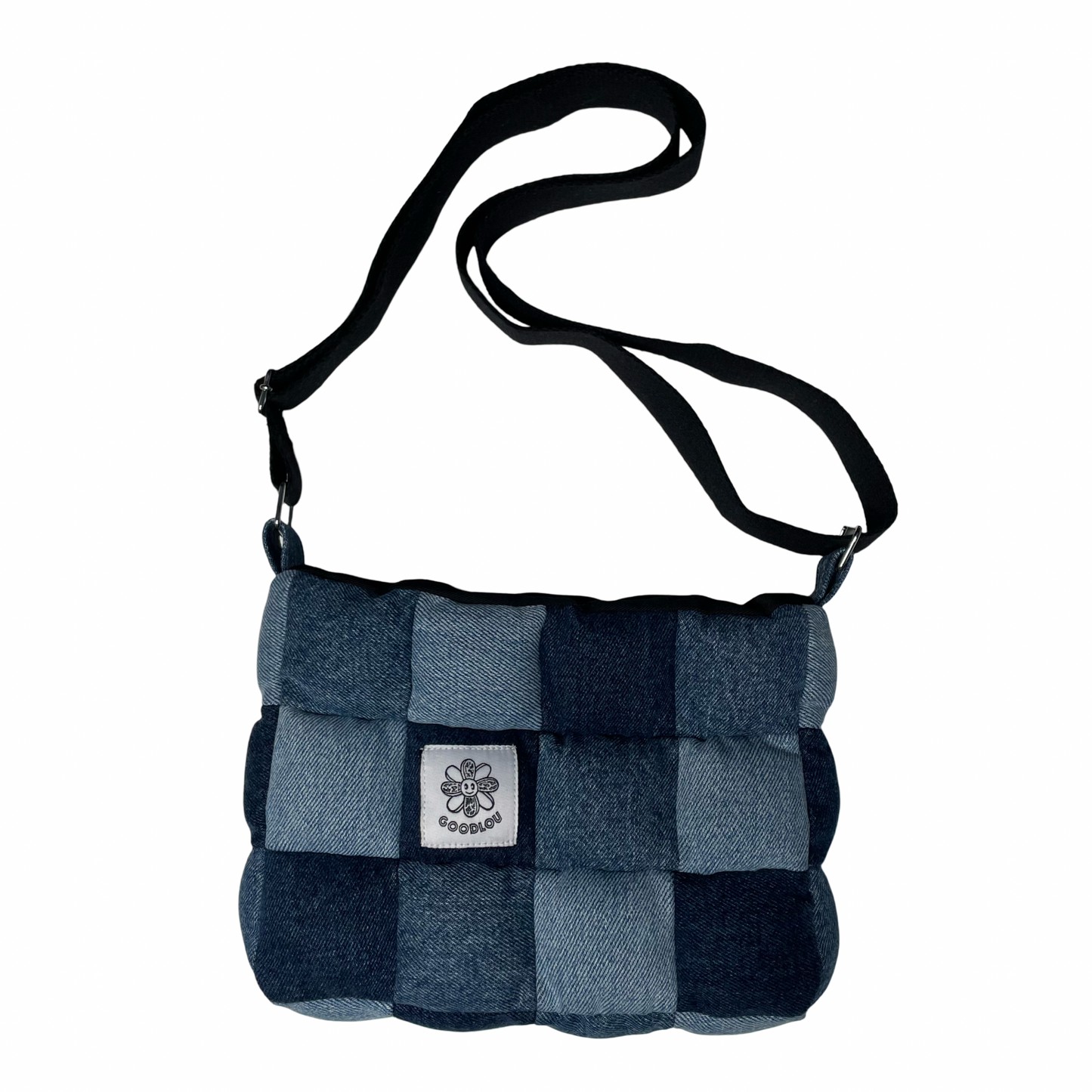 Sacoche en patchwork rembourré