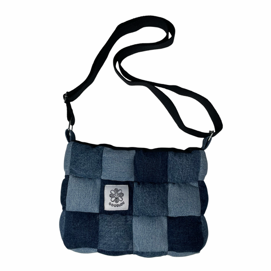 Sacoche en patchwork rembourré