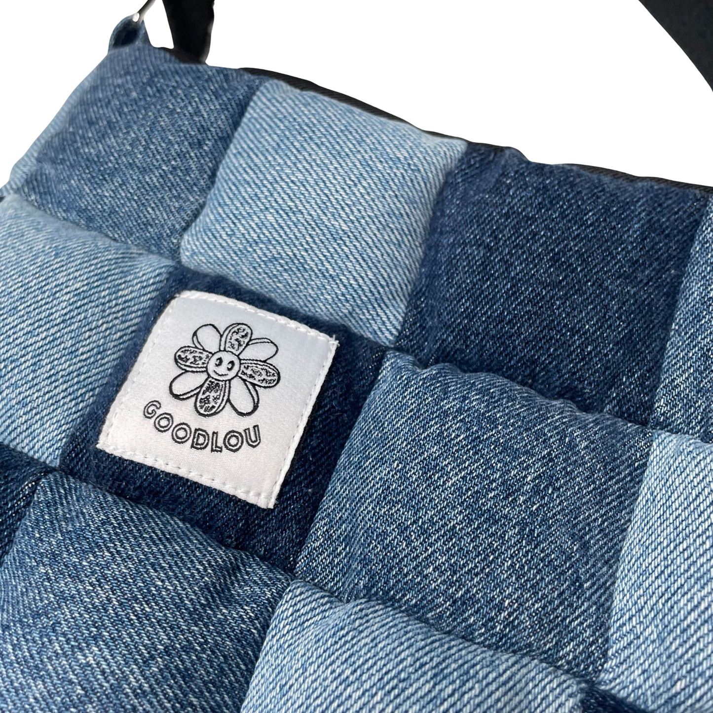 Sacoche en patchwork rembourré