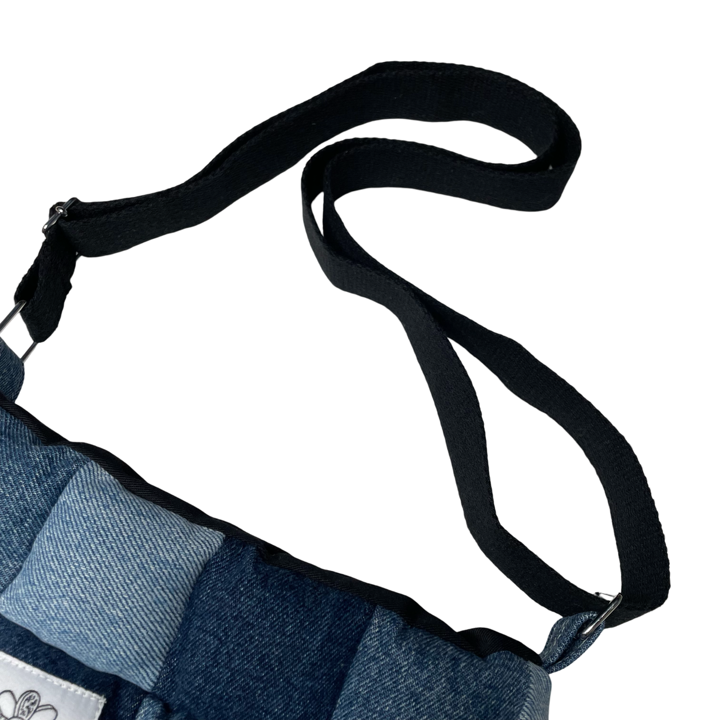 Sacoche en patchwork rembourré