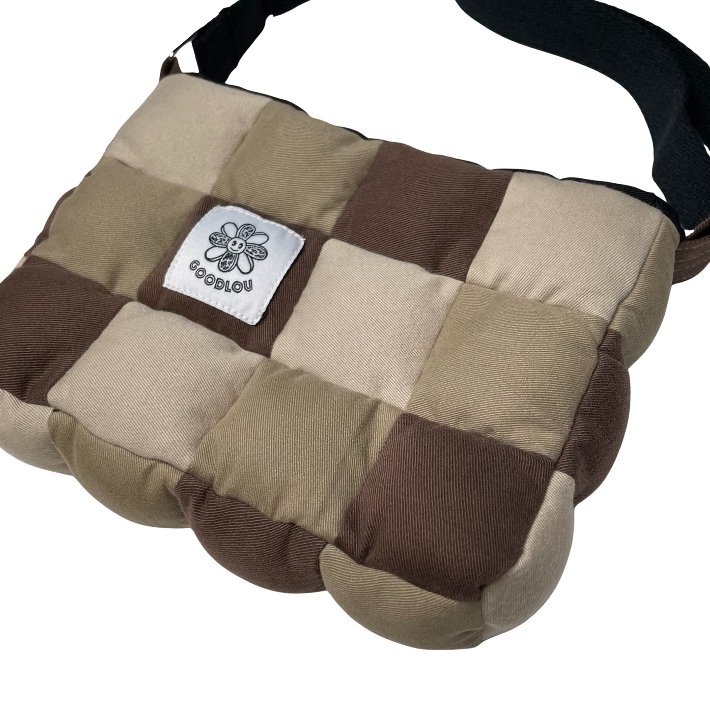 Sacoche en patchwork rembourré