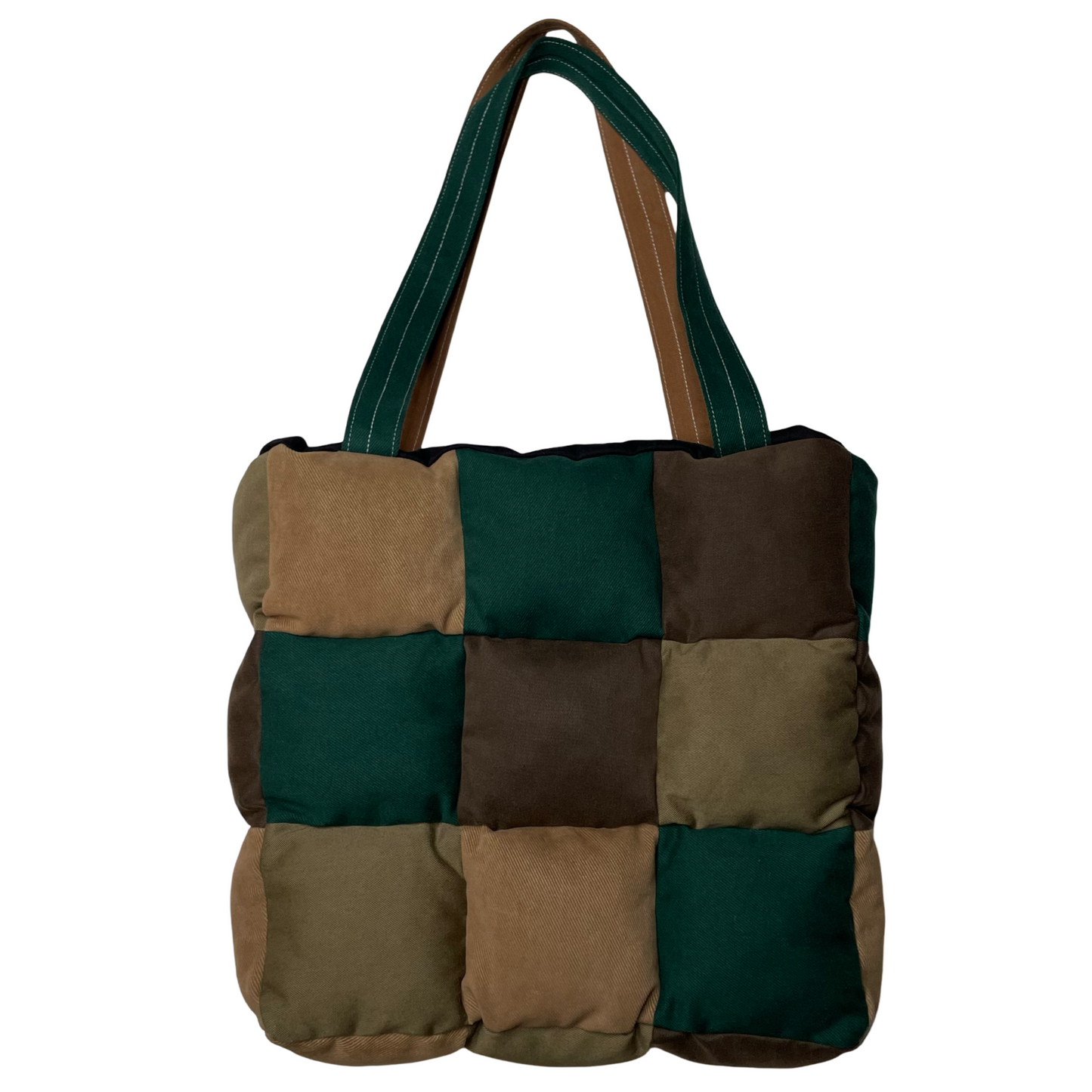 Sac d'épaule en patchwork rembourré